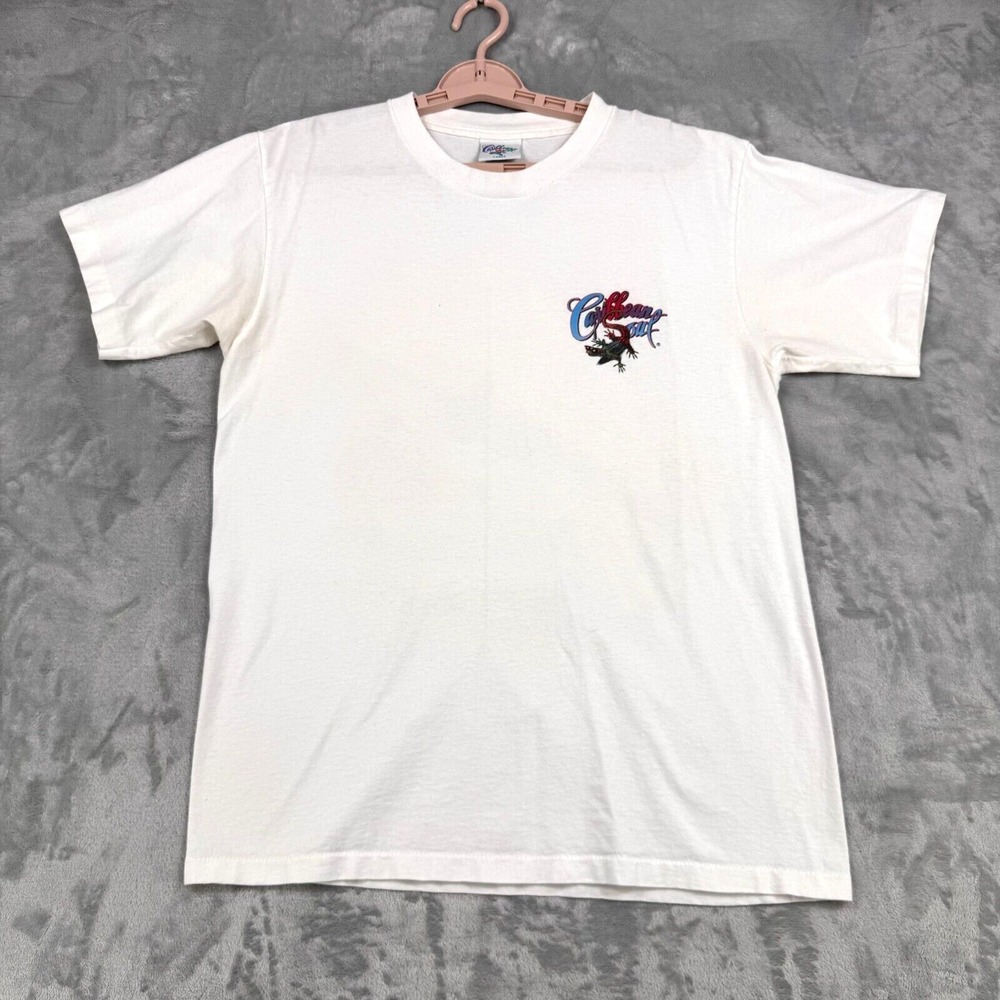 Vintage‎ 96 Caribbean Soul T-Shirt Unisex Large White S.O.S Need Margarita Mix